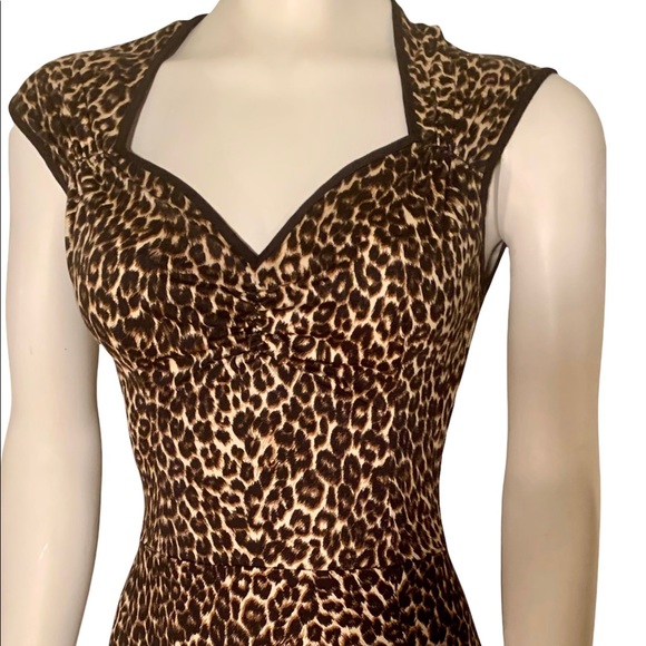 PINUP COUTURE leopard wiggle dress - Picture 7 of 8